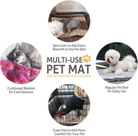 reversible dog crate pad | Reversible dog bed pad | Crate pad for dogs | Plush dog crate liner | Washable dog bed pad | Comfortable pet pad | Durable crate mat | Soft dog cushion | Pet bed insert | Non-slip dog pad | Cozy dog bedding