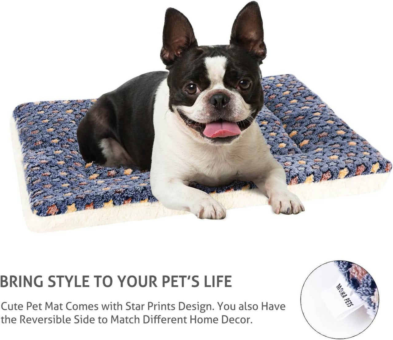 reversible dog crate pad | Reversible dog bed pad | Crate pad for dogs | Plush dog crate liner | Washable dog bed pad | Comfortable pet pad | Durable crate mat | Soft dog cushion | Pet bed insert | Non-slip dog pad | Cozy dog bedding