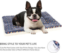 reversible dog crate pad | Reversible dog bed pad | Crate pad for dogs | Plush dog crate liner | Washable dog bed pad | Comfortable pet pad | Durable crate mat | Soft dog cushion | Pet bed insert | Non-slip dog pad | Cozy dog bedding