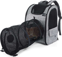 Expandable Pet Carrier Backpack  | Pet travel backpack | Cat carrier backpack | Small dog backpack | Breathable pet carrier | Portable pet bag | Foldable travel carrier | Pet tunnel backpack | Comfortable pet carrier | Outdoor pet travel bag