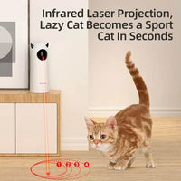 Automatic cat laser toy | Interactive LED cat toy | Smart motion cat toy | Rechargeable laser cat toy | Hands-free cat toy | Automatic pet laser light | Cat exercise toy | Indoor cat entertainment toy | Motion sensor cat toy | LED laser chase toy