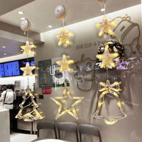 Holiday Window Decor Ornaments | Holiday window ornaments | Christmas window decorations | Festive glass décor | Reusable Christmas stickers | Winter window display | Holiday home décor | Christmas ornaments for windows | Seasonal wall and glass décor | Merry Christmas decorations | Frosted festive décor