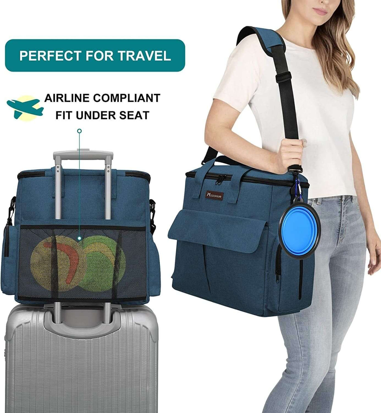 Ultimate Dog Travel Bag | Dog travel bag | Pet travel backpack | Portable dog bag | Dog essentials carrier | Spacious pet bag | Travel bag for dogs | Dog tote bag | Outdoor dog travel bag | Lightweight pet bag | Pet organization bag