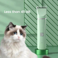 Electric pet grooming kit | 4 in 1 pet hair trimmer | Dog and cat grooming clippers | Rechargeable pet hair trimmer | Low-noise pet grooming tool | Professional pet clipper set | Portable pet grooming kit | Safe and easy pet trimmer | All-in-one grooming tool for pets | Cordless pet grooming clippers