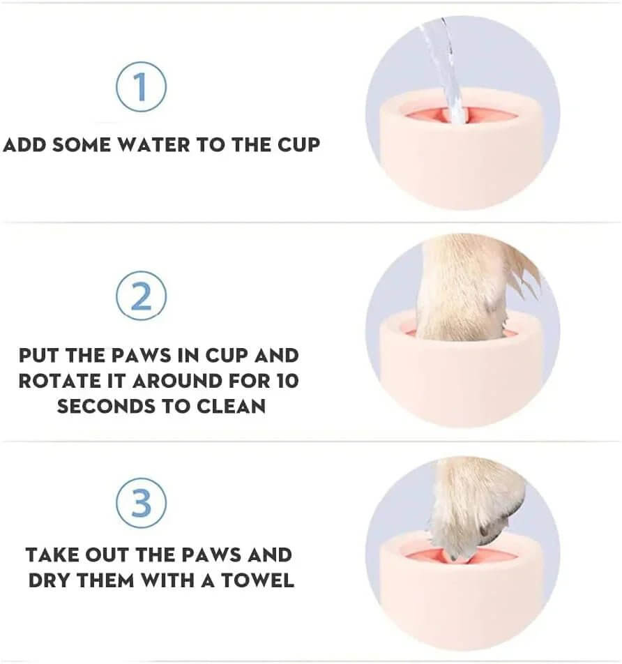 Dog paw washer | Pet paw cleaner | Muddy paw remover | Dog paw cleaning cup | Portable dog paw wash | Paw cleaning tool | Mess-free dog paw cleaner | Silicone paw brush | Travel dog paw washer | Dog paw hygiene accessory