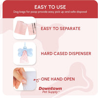 Dog Poop Bags – Leak - Proof, Eco - Friendly Waste Bags for Easy Cleanup - Cosrac