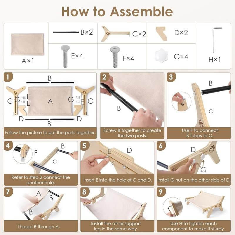 Comfortable Cat Window Perch Hammock Perfect for Indoor Cats - Cosrac