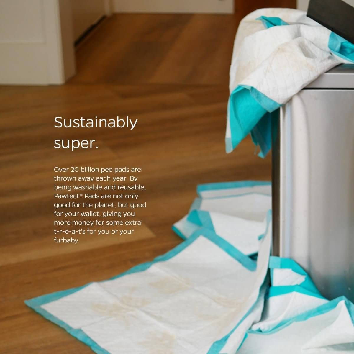 Organic Washable Dog Pee Pads - Waterproof Training Pads - Cosrac