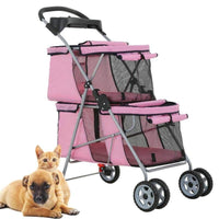 lightweight foldable dog stroller | Ultra Lightweight & Foldable Pet Carrier for Effortless Travel - Cosrac